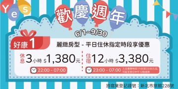 周年慶好康1-麗緻住休優惠